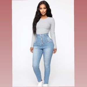 Fashion Nova High Waist Jeans
